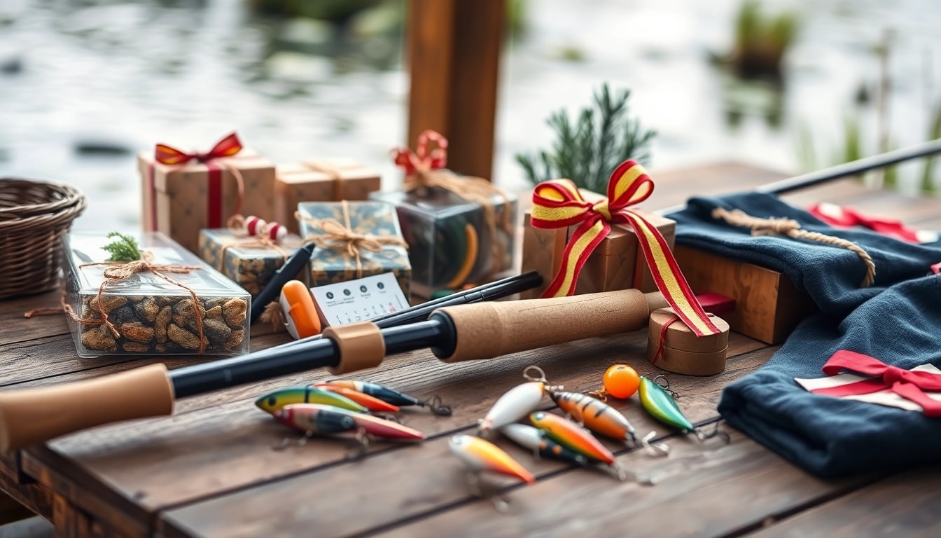 Discover thoughtful fishing gifts beautifully displayed with vibrant colors and natural lighting.
