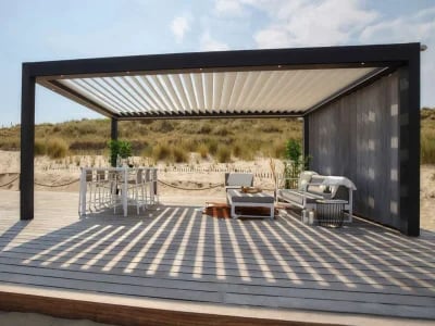 lamellendach in moderner Architektur – Planung mit ADA-Wintergarten
