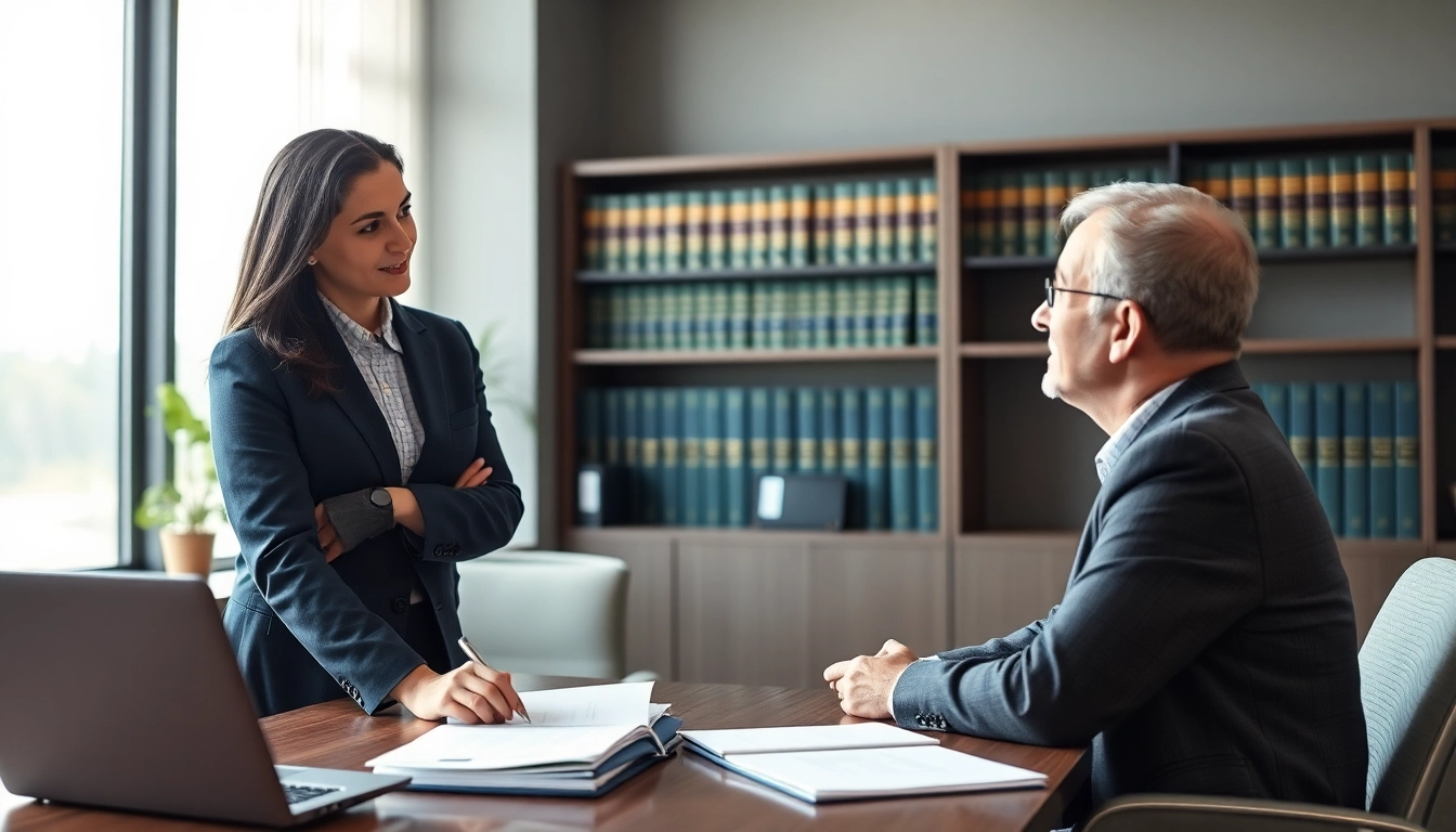 Seattle Social Security Disability Lawyer consulting with a client in a professional office