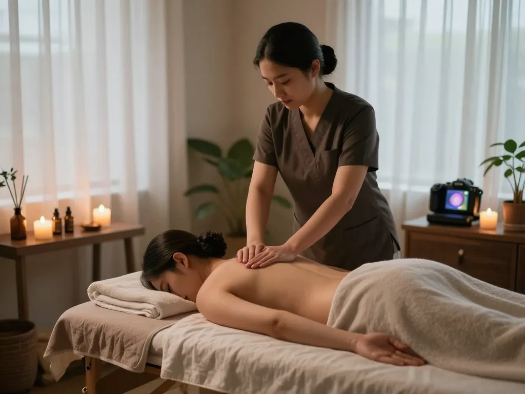 조용한 스파 환경에서 rejuvenating 동대문스웨디시 마사지 치료.