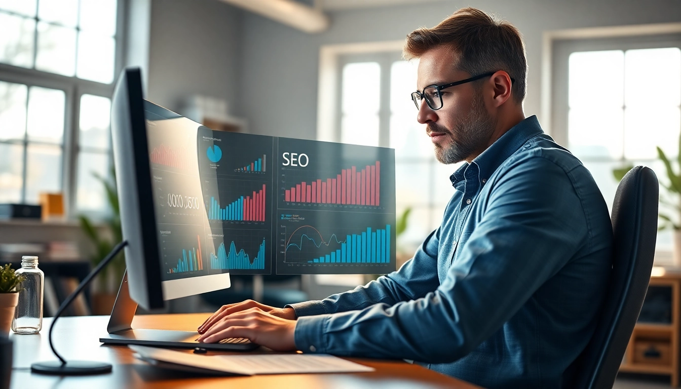 rankingo.net analiza danych w marketingu cyfrowym na komputerze w biurze.