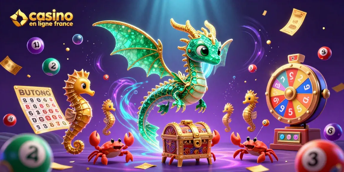 Jouer à des jeux de loterie captivants sur casino en ligne france avec un dragon de mer énigmatique