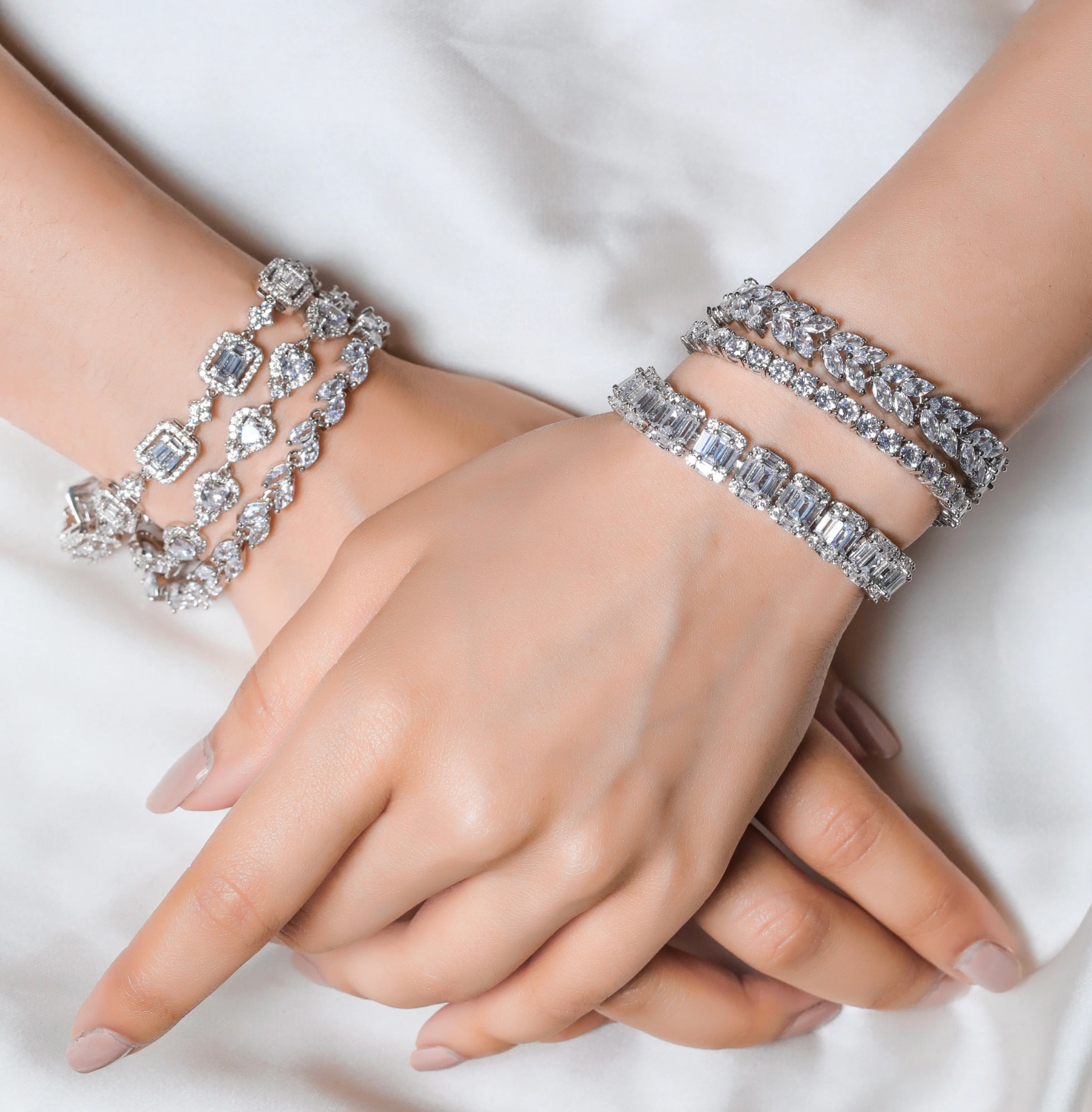 Tennis Bracelet by Cervin Blanc | Classic Diamond Luxury