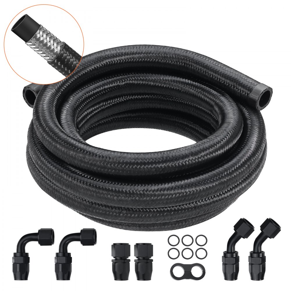 Durable 360-degree swivel AN fittings for tight engine bays