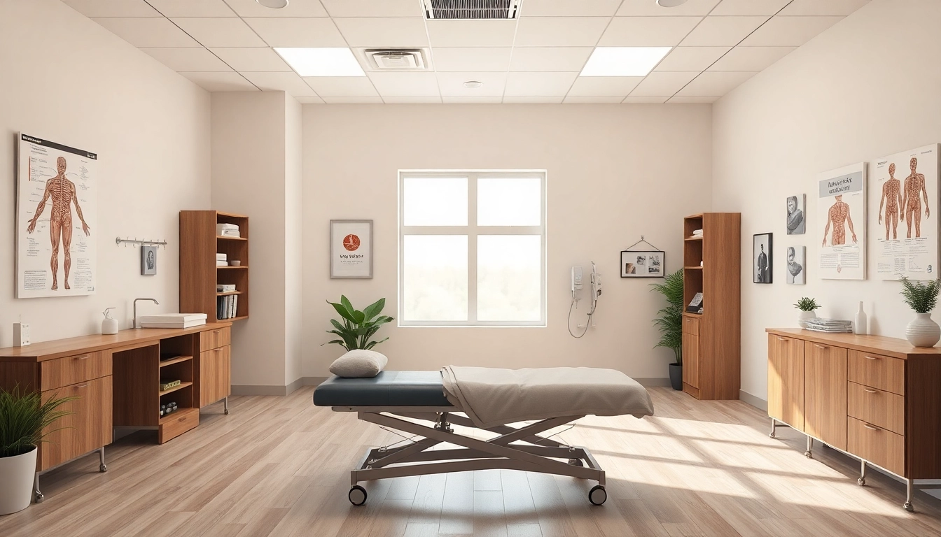 Behandlung mit Chiropraktik Stuttgart in einer modernen Klinik mit einladender Atmosphäre.