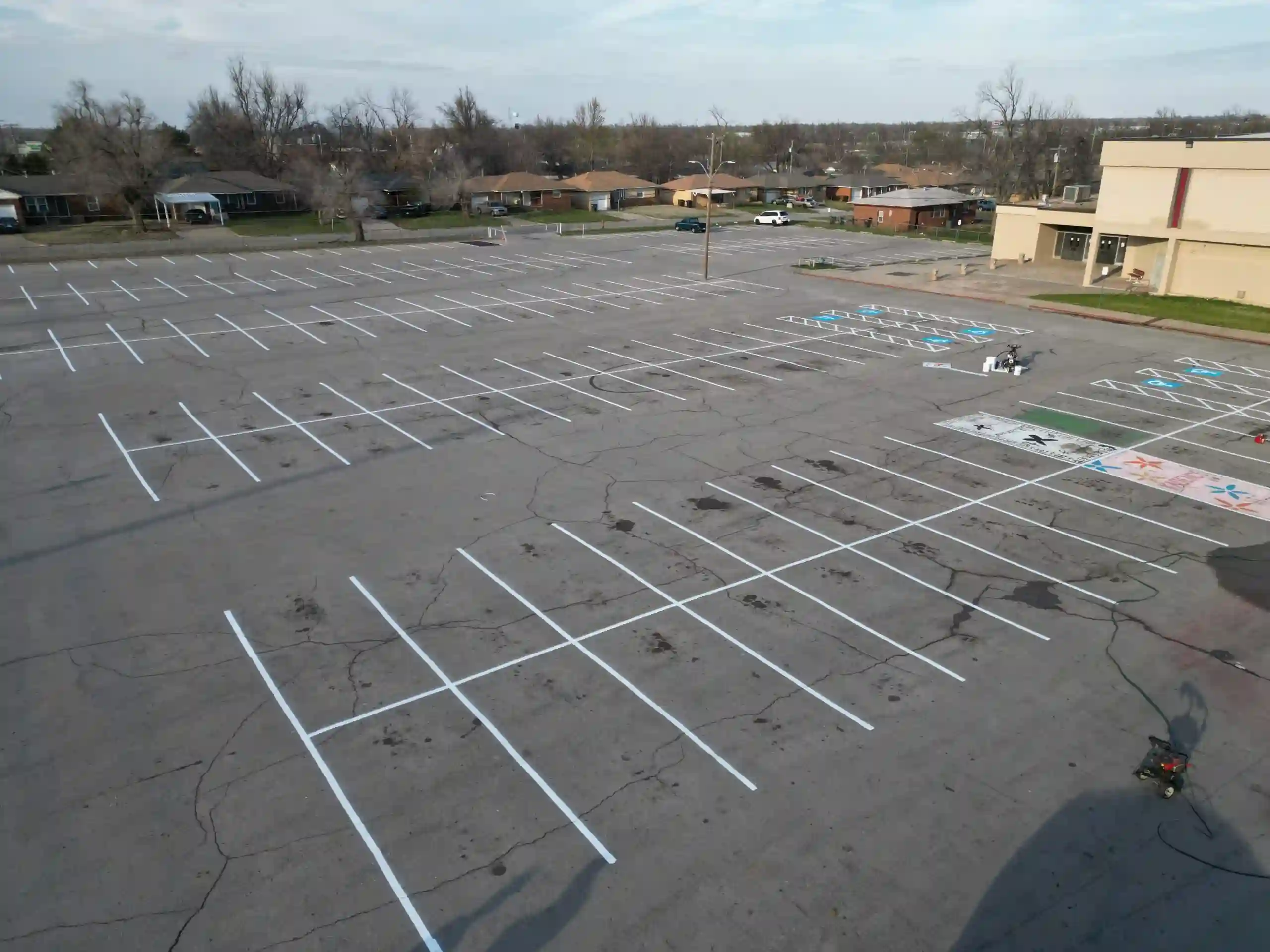 Cost of Parking Lot Striping in Jackson MS for Small Businesses