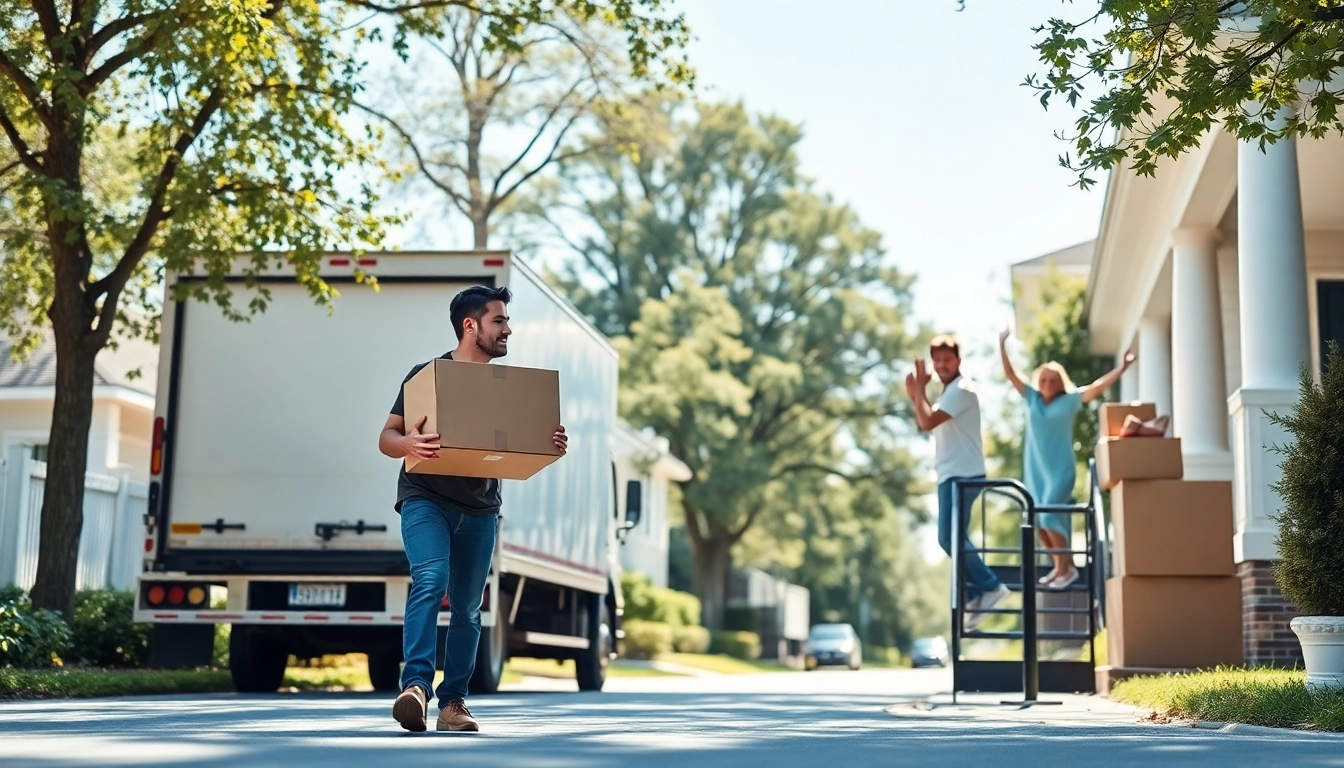 Residential moving company Bluffton assisting a family with a smooth relocation process.
