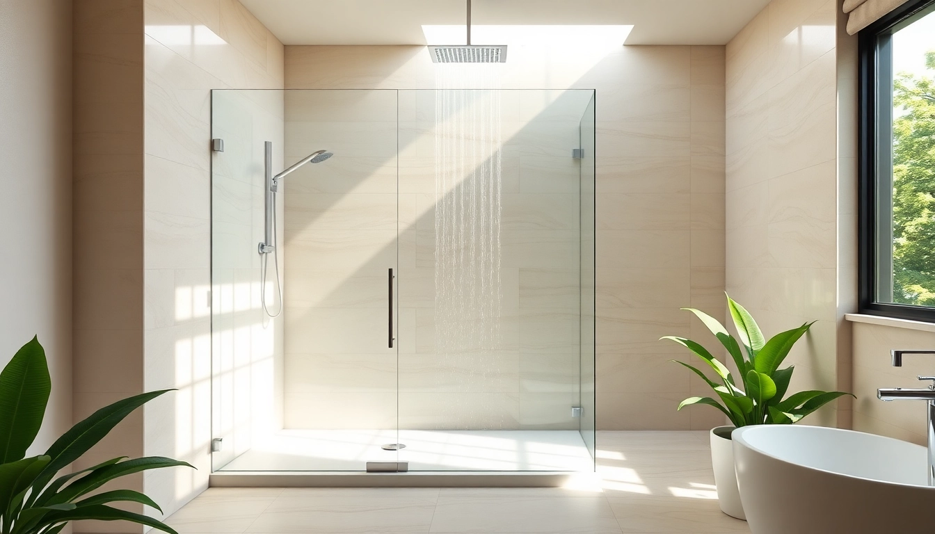 Transform your space with elegant showers set in a luxurious bathroom featuring modern design.