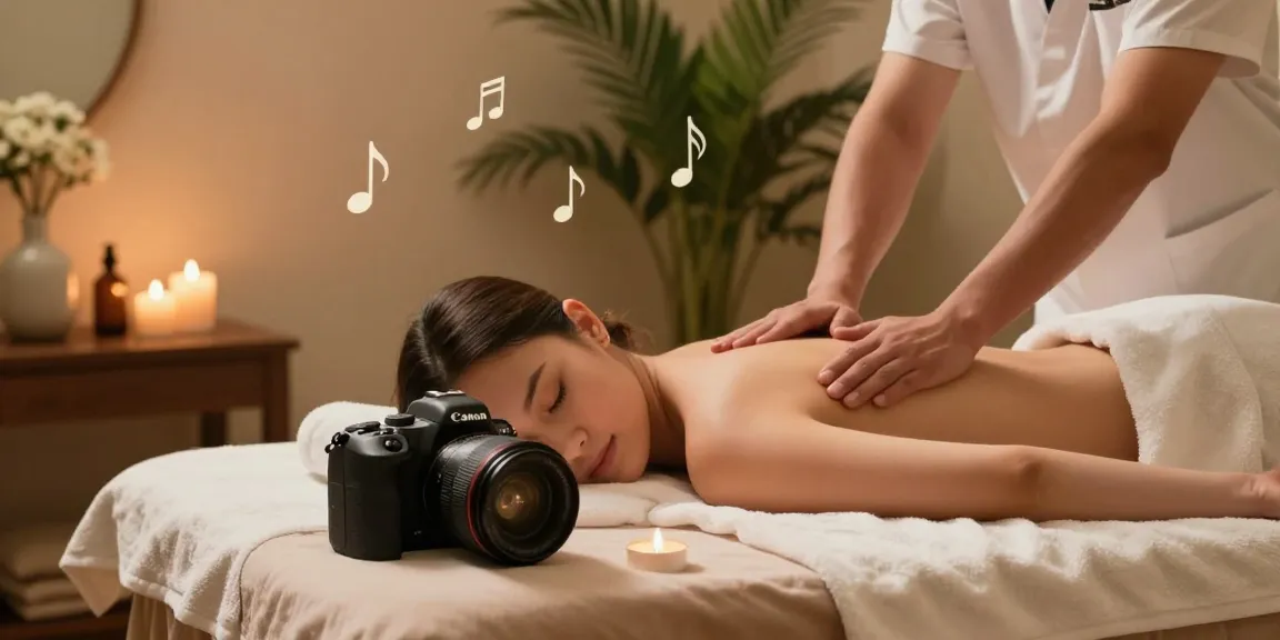 스웨디시 마사지로 편안함을 느끼는 치료 공간의 이미지.
