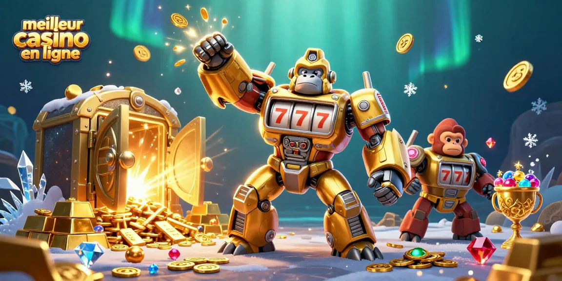 Découvrez le meilleur casino en ligne avec une illustration 3D interactive captivante.