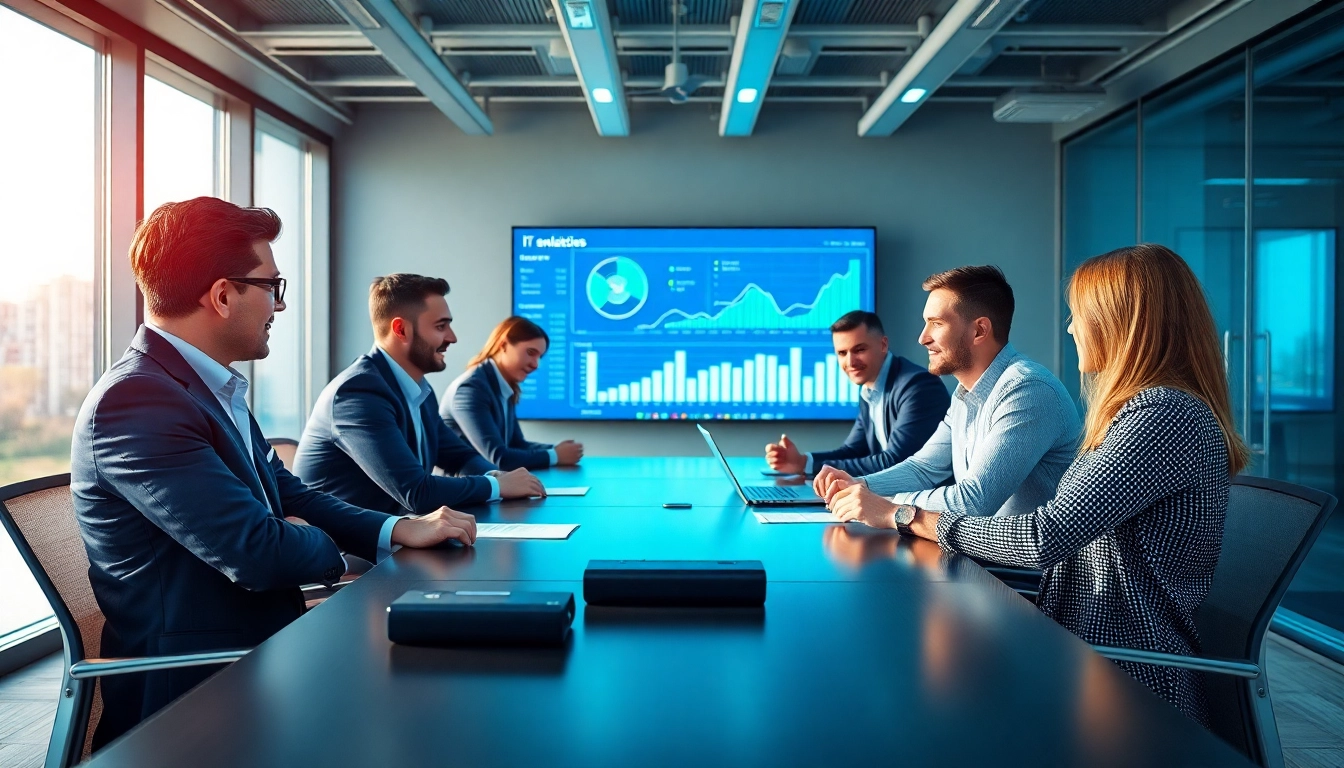 Enhance your business with managed IT services near me in a professional office environment.