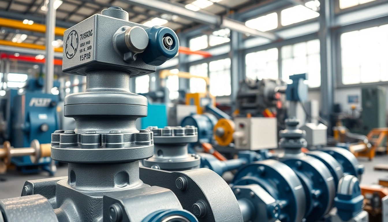 Showcase of industrial hydraulics solutions with precision-engineered valves and machinery.