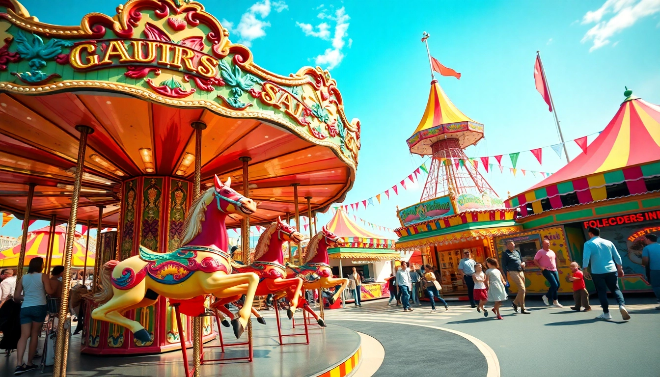 Experience vibrant funfair hire newcastle with family-friendly rides and attractions in a colorful park.