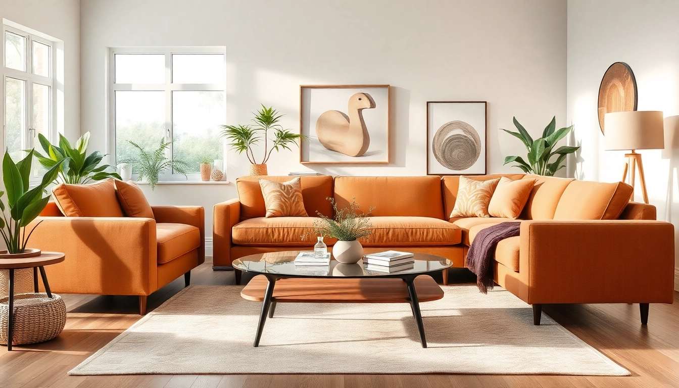 Showcase affordable furniture in a stylish living room, highlighting the beauty and functionality of modern decor.