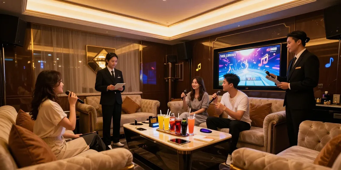 강남쩜오구구단 프리미엄 룸에서 직업적인 서비스와 고급 음료를 즐기는 고객들 모습