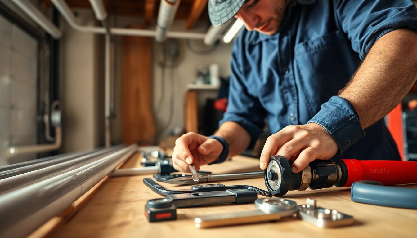 Experience whole house repiping services Clearwater FL with our expert plumber at work.