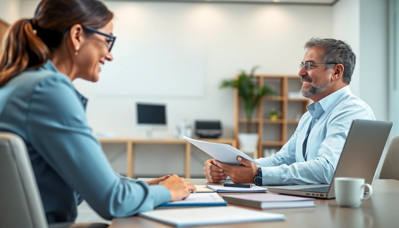 Consulting with a Sarasota personal injury lawyer in a professional office, emphasizing trust and competence.