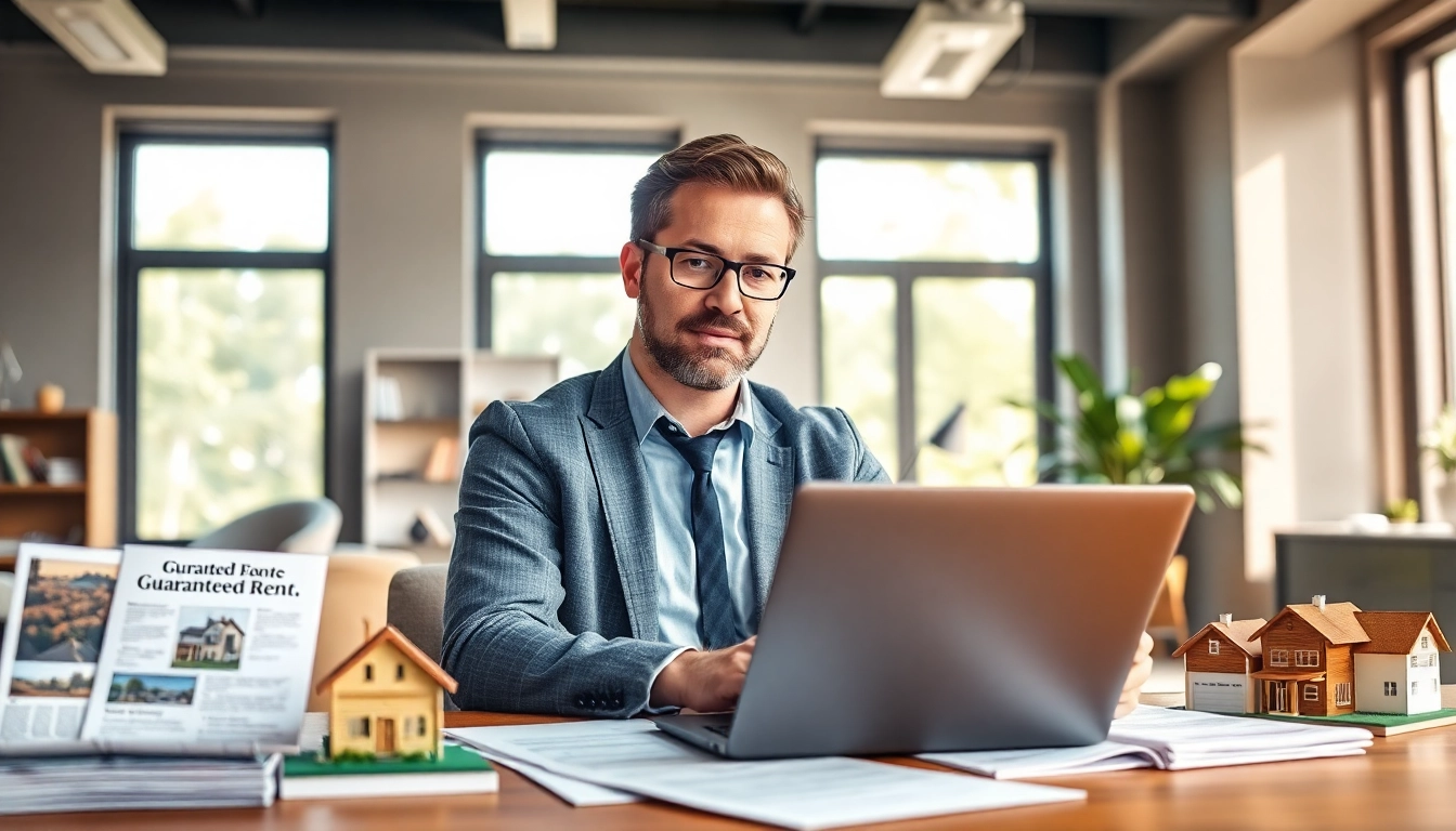 Understanding guaranteed rent in Amersham with a professional landlord in an office.