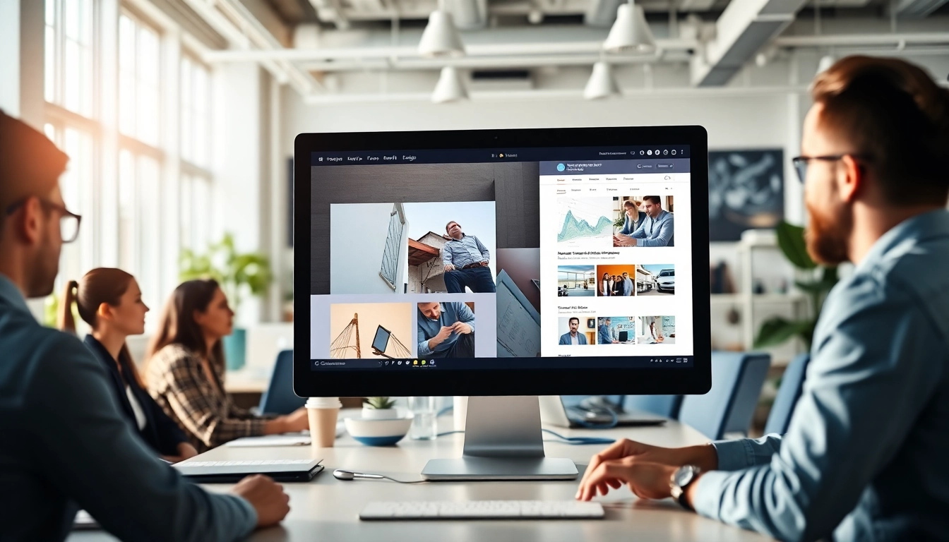 Enhance your business with expert website design essex showcased in a modern workspace.