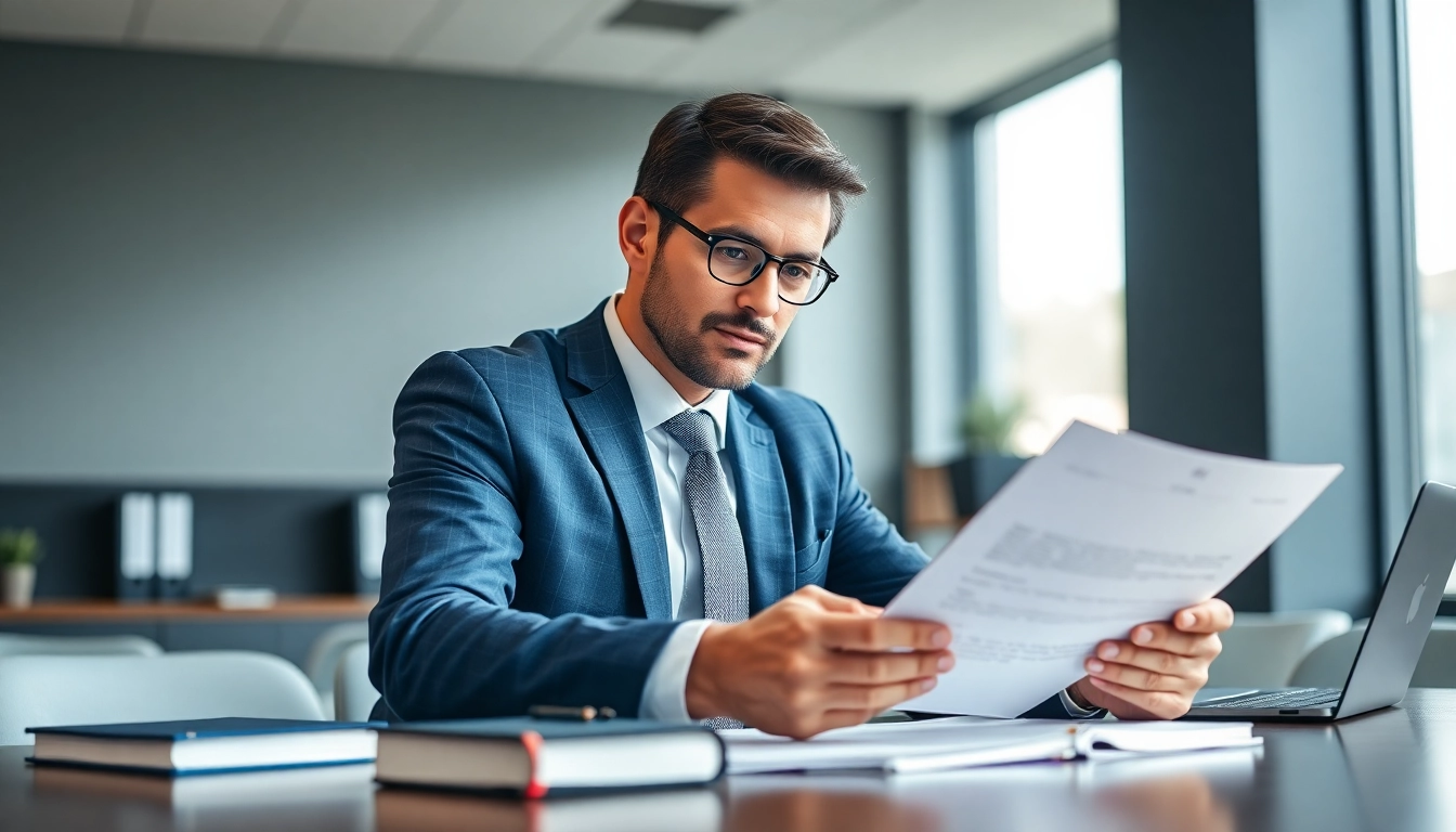 Atlanta Injury Lawyers discussing legal options in a professional office setting.