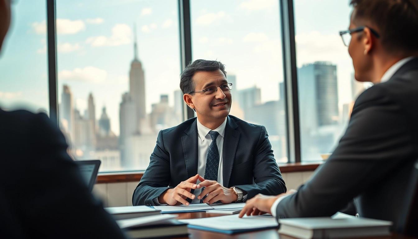 Consultation with a New York City Personal Injury Lawyer focusing on client care and legal expertise.