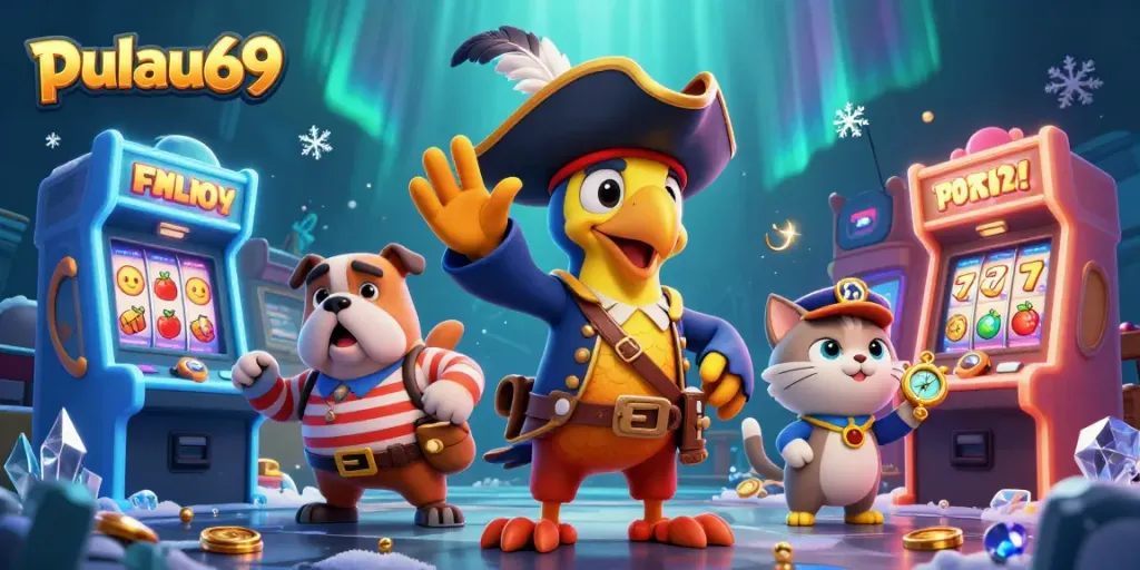 Join the pulau69 gaming adventure with pirates, glory, and colorful slot machines.