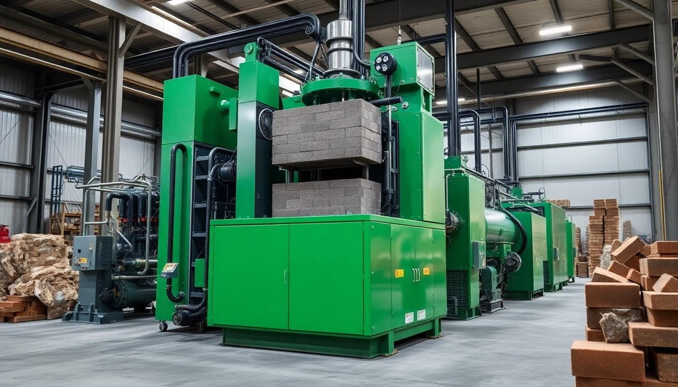 View of a fly ash brick machine in action, illustrating its advanced features and efficiency.