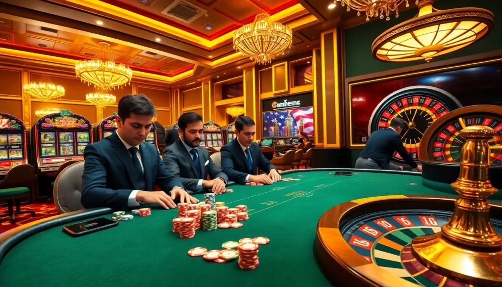 Experience thrilling poker action at https://vj88.online/ with vibrant casino tables and lively atmosphere.