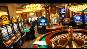 Experience the excitement of 99WIN with vibrant casino games, poker chips, and slot machines.