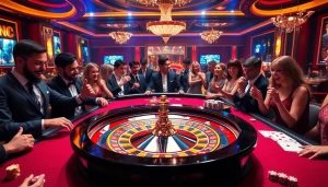 Experience the excitement of casino gaming at https://go88vn.digital/ with luxurious gaming elements and players engaged in the action.