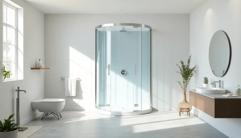 Einmalige duschkabine 80x80 eckeinstieg in einem modernen Badezimmer mit eleganten Details.