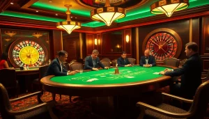 Engage with high-stakes gambling in a luxurious casino setting featuring data china visuals.
