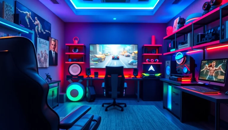 การเล่น megagame ในห้องเกมแบบมืออาชีพพร้อมอุปกรณ์ทันสมัย