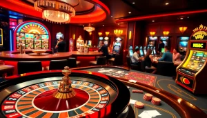 Experience the excitement of betting at ww88 com with a dynamic casino scene featuring a roulette wheel and poker table.