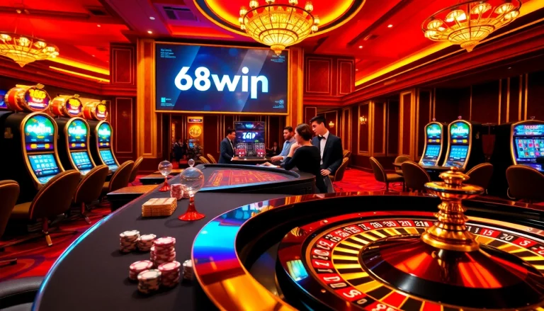 Experience the excitement of winning at 68win vip with glamorous casino games and vibrant atmosphere.