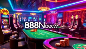 Experience the excitement of gambling at 888new com with engaging casino games and vibrant visuals.