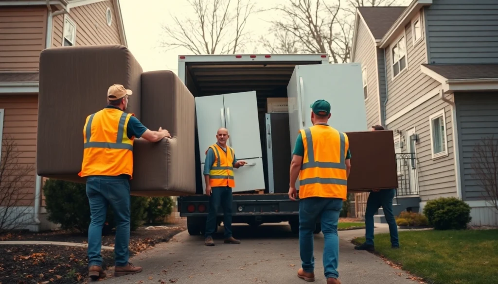 Efficient junk removal team handling furniture and appliances in Bergen County.