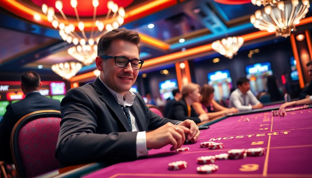 Etrafli Mostbet oyun reyi ilə qazanma anını yaşayaraq iştirakçının həyəcanını əks etdirir.