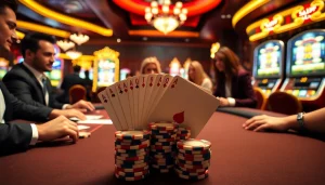 Engaging baccarat game scene at https://xx88.us/ with casino chips and ambiance excitement.