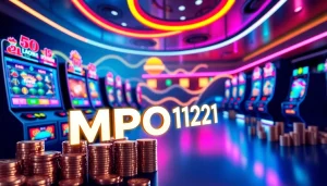 Bermain di MPO1221, dengan antarmuka permainan slot yang mencolok dan berwarna-warni.