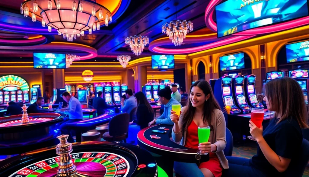 Experience exciting gameplay at https://rr88me.com/ with stunning casino visuals, roulette, and poker tables.