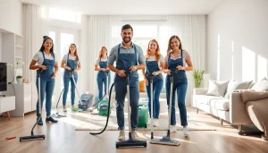 Our efficient cleaning services calgary team maintaining a pristine home environment