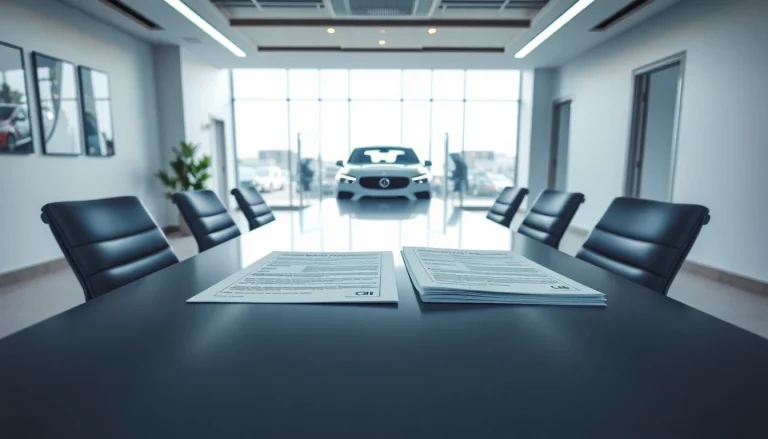 Engage with a reliable vehicle service contract provider showcasing professionalism in a modern office setting.