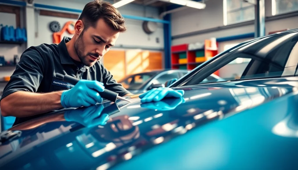 Experience top-notch car detailing Chattanooga with our expert technician cleaning luxury vehicles.