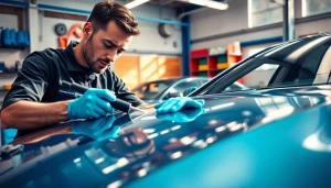 Experience top-notch car detailing Chattanooga with our expert technician cleaning luxury vehicles.