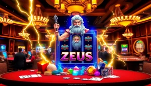 Experience the thrill of slot zeus with vibrant casino elements and Zeus-themed gaming experience.