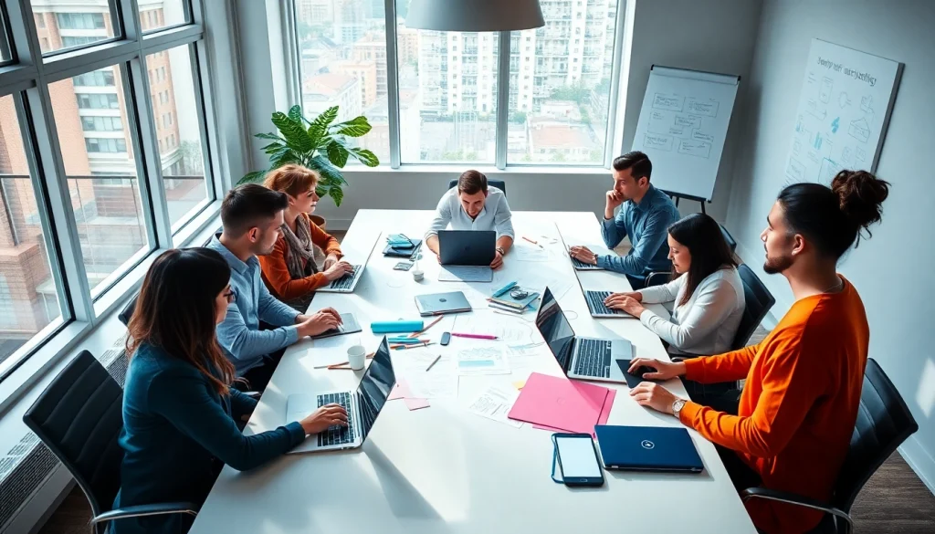 Enhance your digital marketing strategies with insights from https://www.pnmmedia.com, featuring a collaborative team meeting.