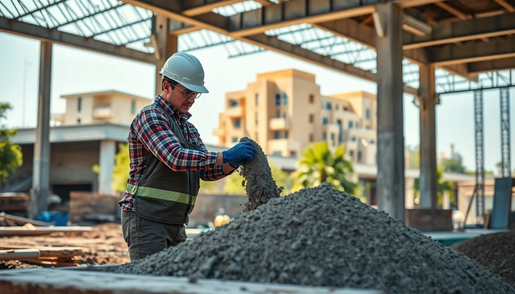 Pouring high-quality concrete at https://pewnybeton.pl/ construction site, highlighting craftsmanship and durability.