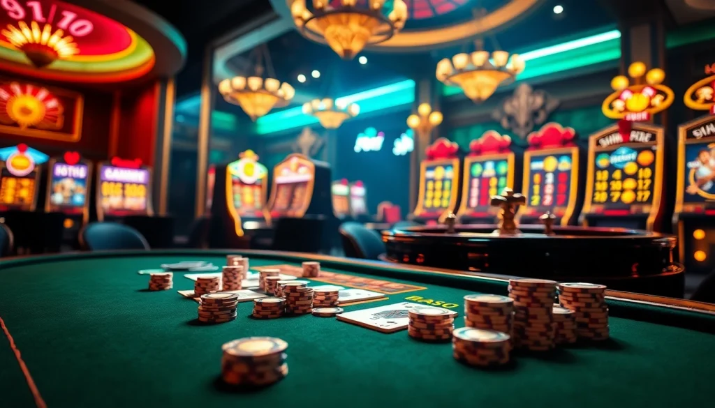 Experience luxurious gambling excitement with bem 90 at a vibrant casino table.