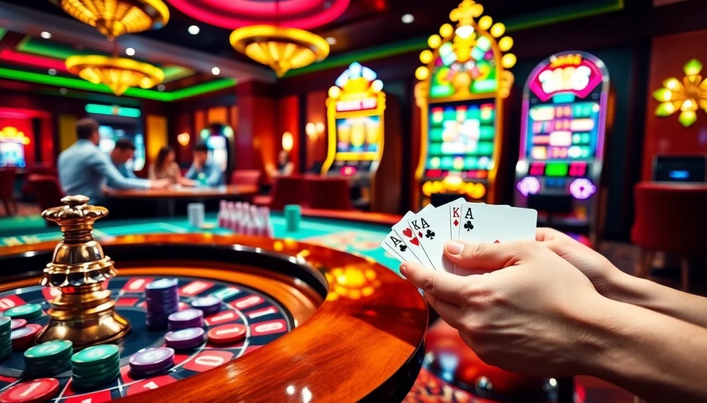 Engage in thrilling gameplay at https://gg88.black/ with colorful casino tables and excitement.